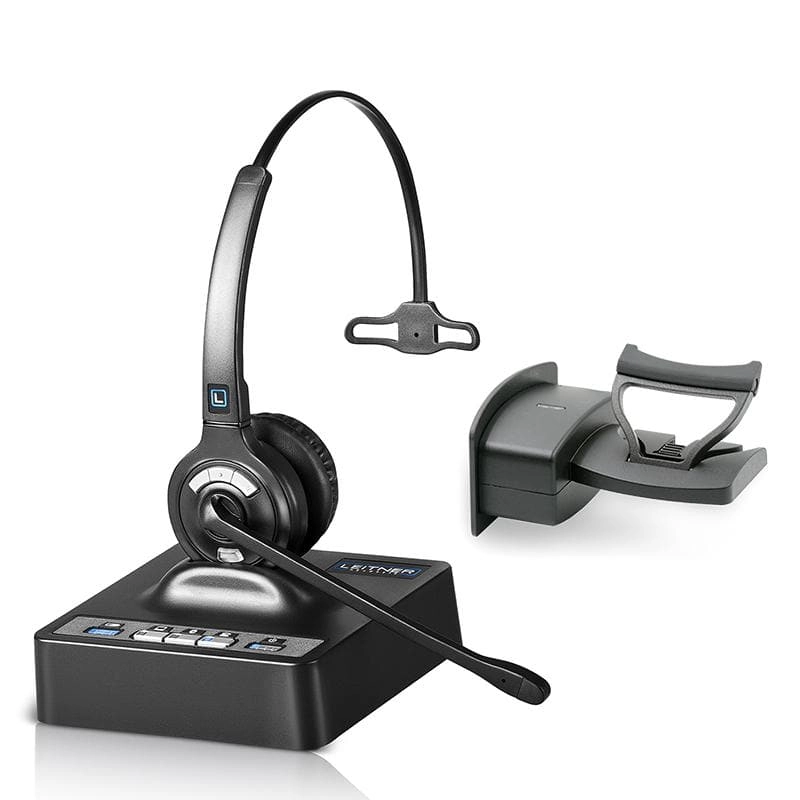 Leitner LH370 – Tri-Compatible Wireless Office Headset – Professional Bundle
