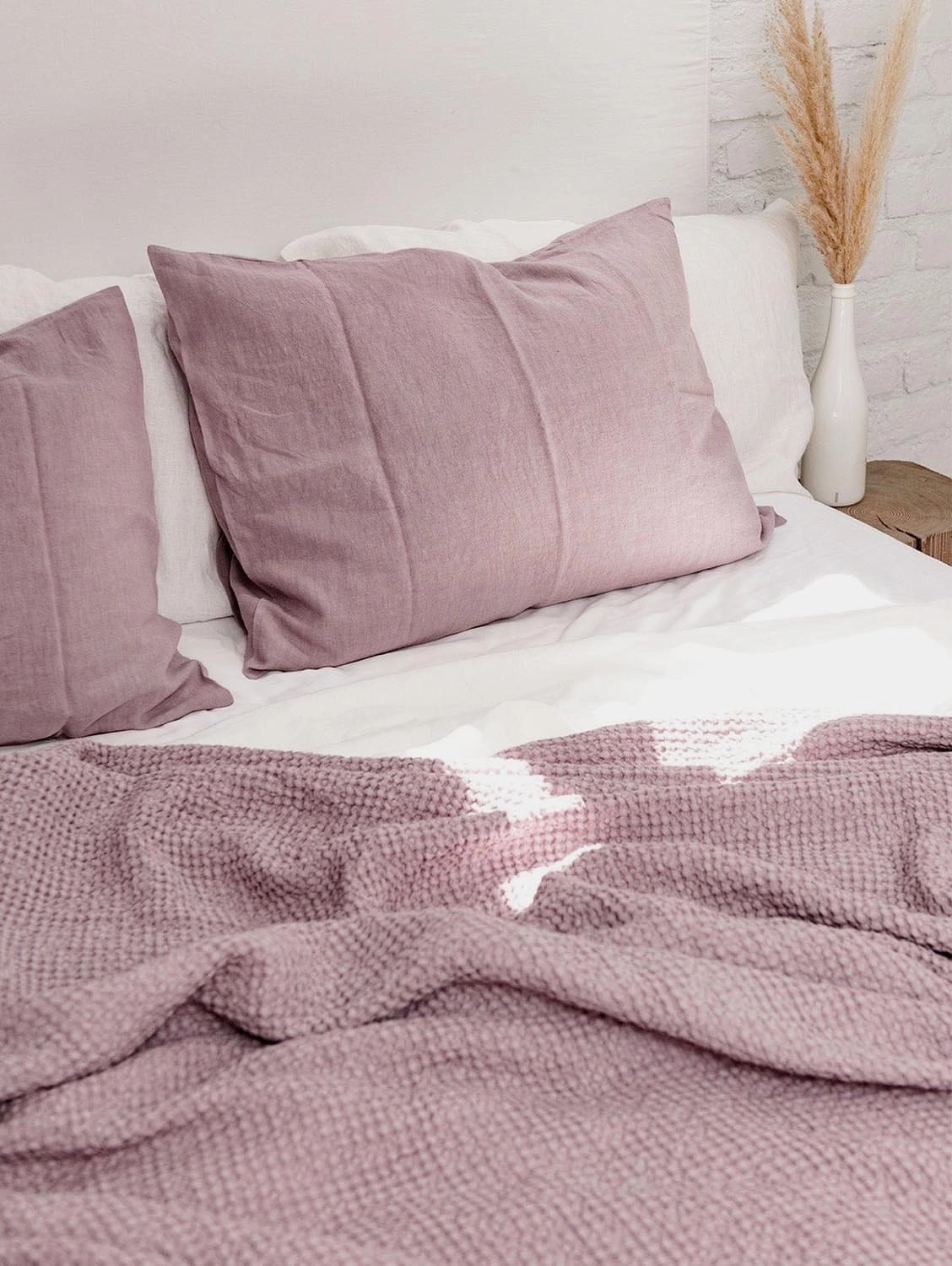 Linen Pillowcase | Dusty Rose