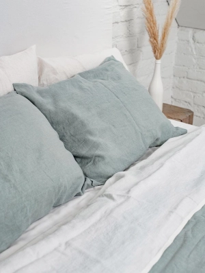 Linen Pillowcase | Sage Green