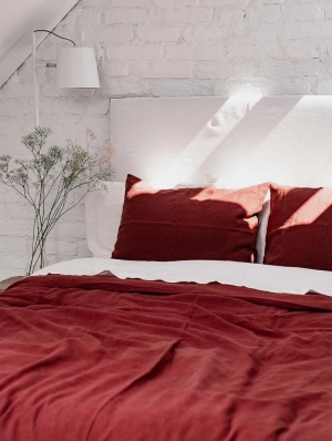 Linen Pillowcase | Terracotta