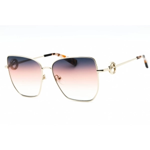 Longchamp Women's Sunglasses - Gold Metal Full Rim Butterfly Shape Frame| LO169S 726