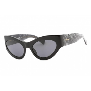 Missoni Women's Sunglasses - Black Cat Eye Shape Frame Grey Lens | MIS 0078/S 0807 IR