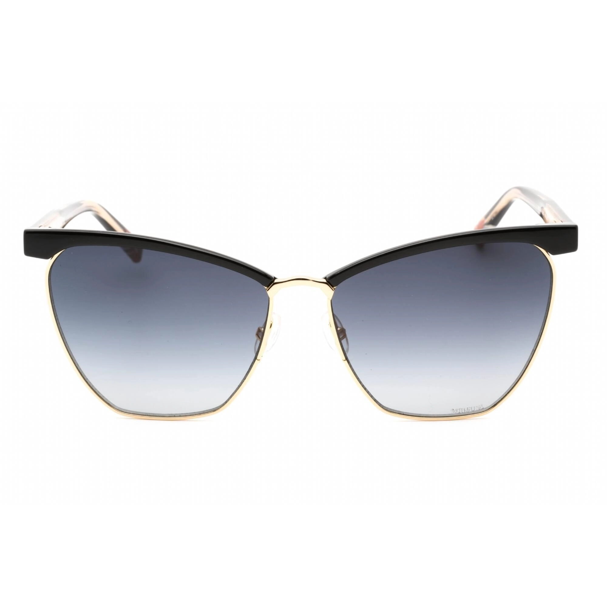 Missoni Women's Sunglasses - Black Gold Frame Dark Grey Sf Lens | MIS 0009/S 02M2 9O