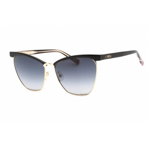 Missoni Women's Sunglasses - Black Gold Frame Dark Grey Sf Lens | MIS 0009/S 02M2 9O