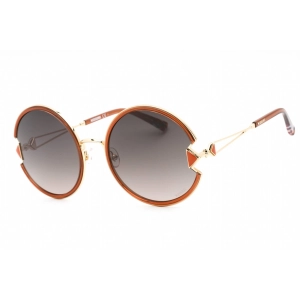 Missoni Women's Sunglasses - Brown Sf Lens Gold Brown Round Frame | MIS 0074/S 001Q HA