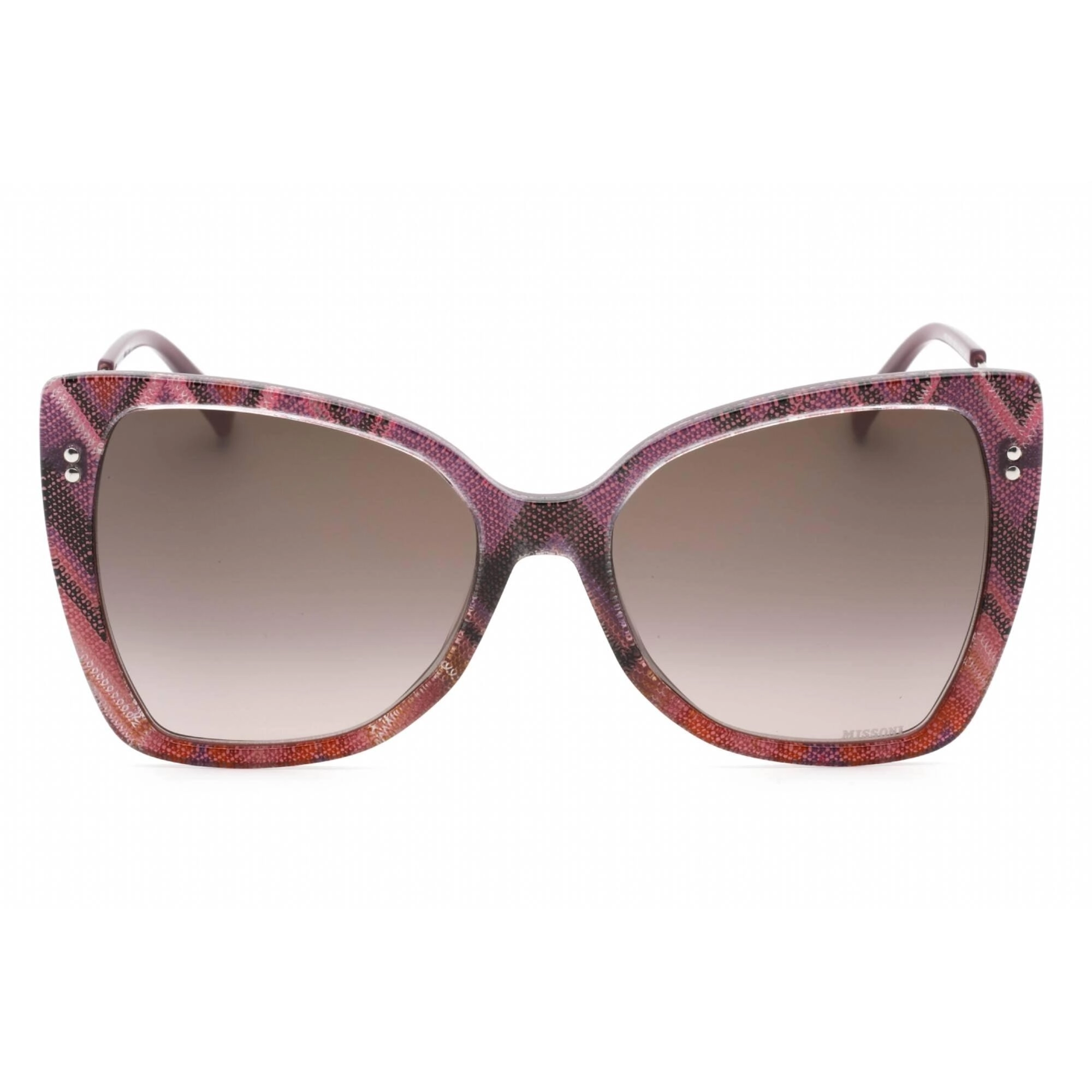 Missoni Women's Sunglasses - Cat Eye Frame Burgundy Shaded Lens | MIS 0083/S 0S68 3X