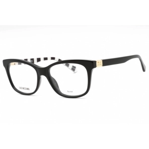 Moschino Love Women's Eyeglasses - Black Plastic Cat Eye Full Rim | MOL515 0807 00
