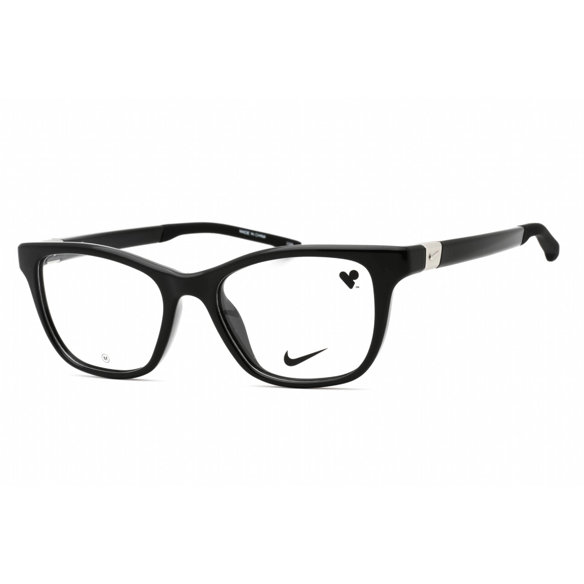 Nike Women's Eyeglasses - Black Injected Propionate Cat Eye Frame | NIKE 7154 001