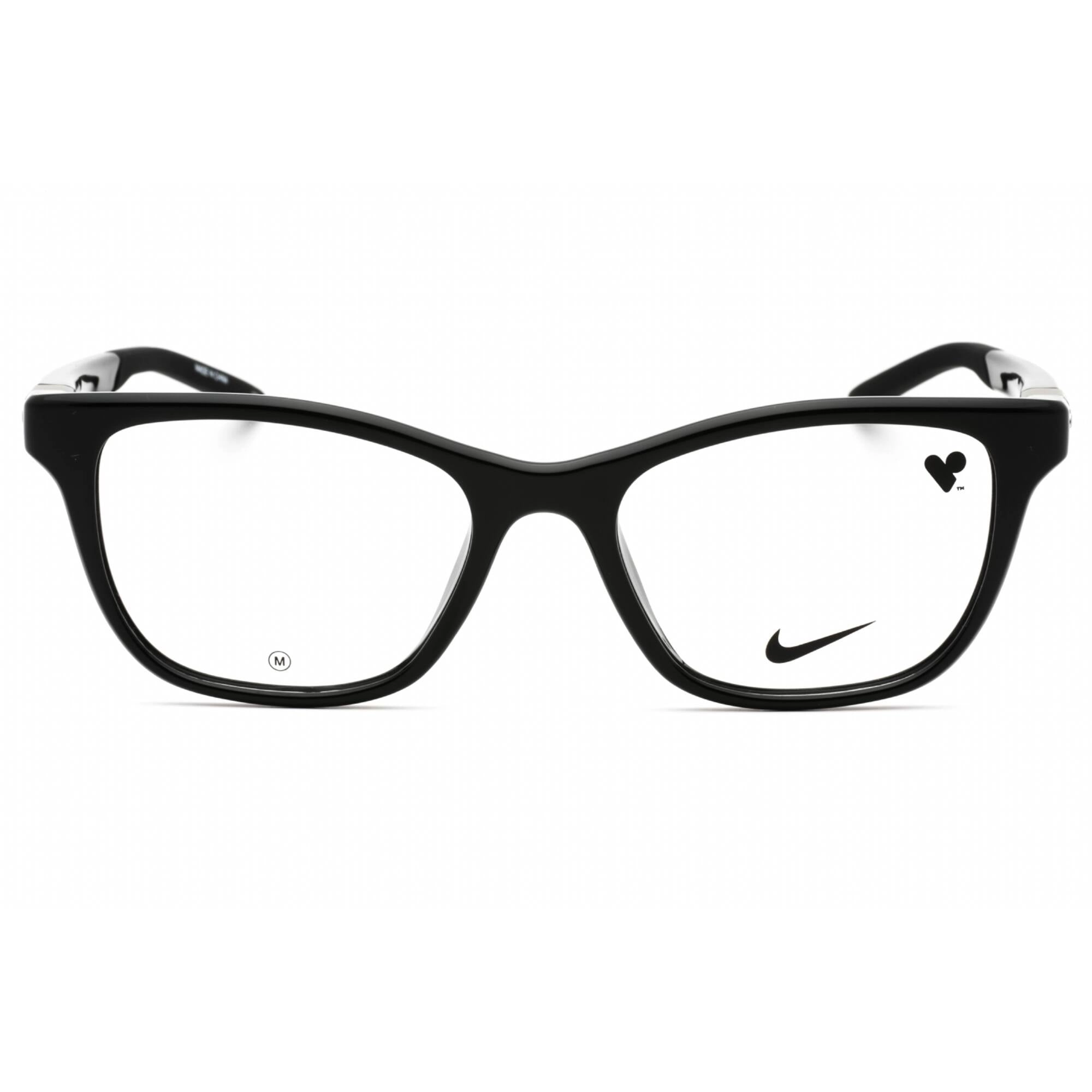 Nike Women's Eyeglasses - Black Injected Propionate Cat Eye Frame | NIKE 7154 001