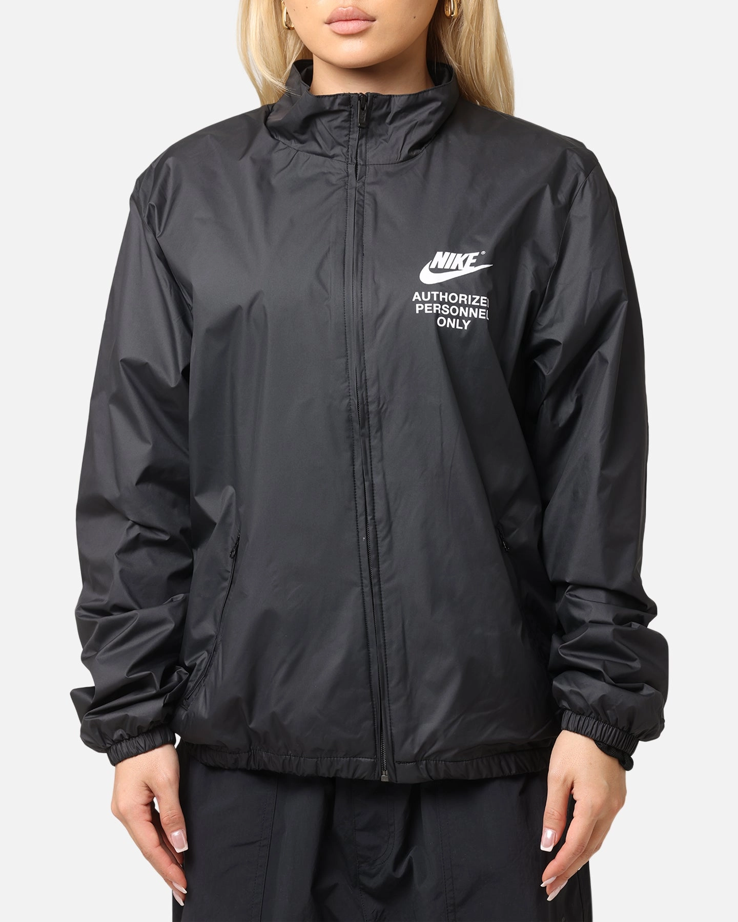 Nike Woven Full Zip Jacket Black/Black