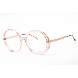Philipp Plein Women's Eyeglasses - Full Rim Shiny Transparent Pink | VPP053S 09AH