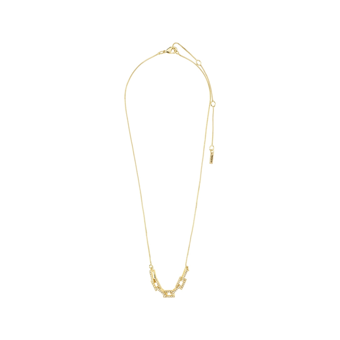 Pilgrim Coby Recycled Crystal Pendant Gold