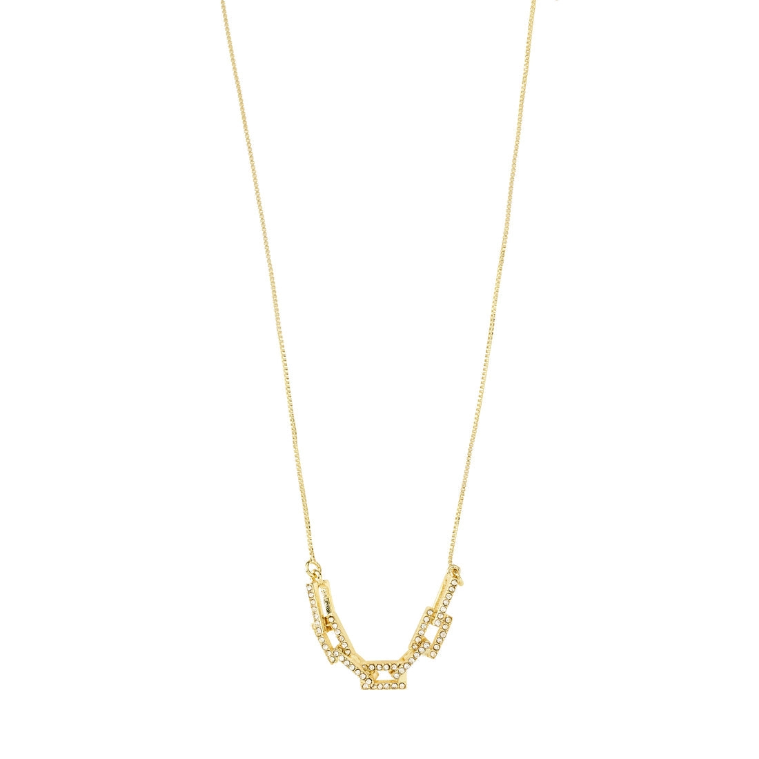 Pilgrim Coby Recycled Crystal Pendant Gold