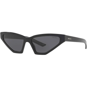 Prada Women's Sunglasses - Black Plastic Unique Frame | PRADA 0PR 12VS 1AB5S057