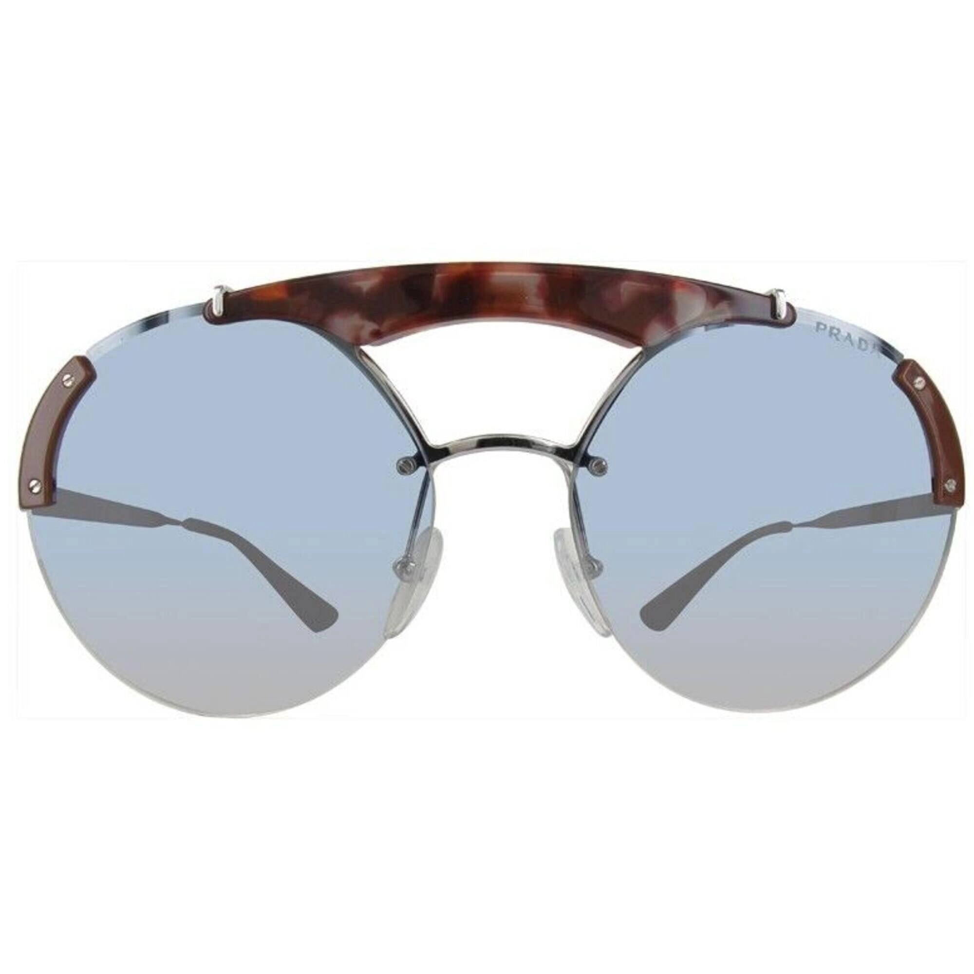Prada Women's Sunglasses - Silver Pink Havana Brown Frame | PRADA 0PR 52US C135R037