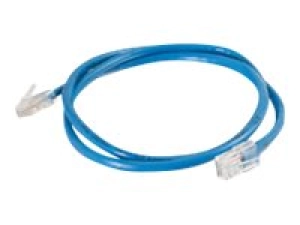 Quiktron Q Series - Patch cable - RJ-45 (M) to RJ-45 (M) - 15 ft - CAT 6 - blue 566-110-015