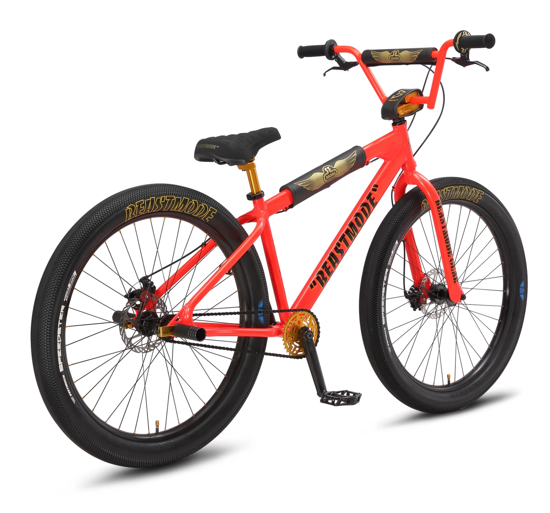 SE Bikes Beast Mode Ripper 27.5  BMX Bike Red 2023
