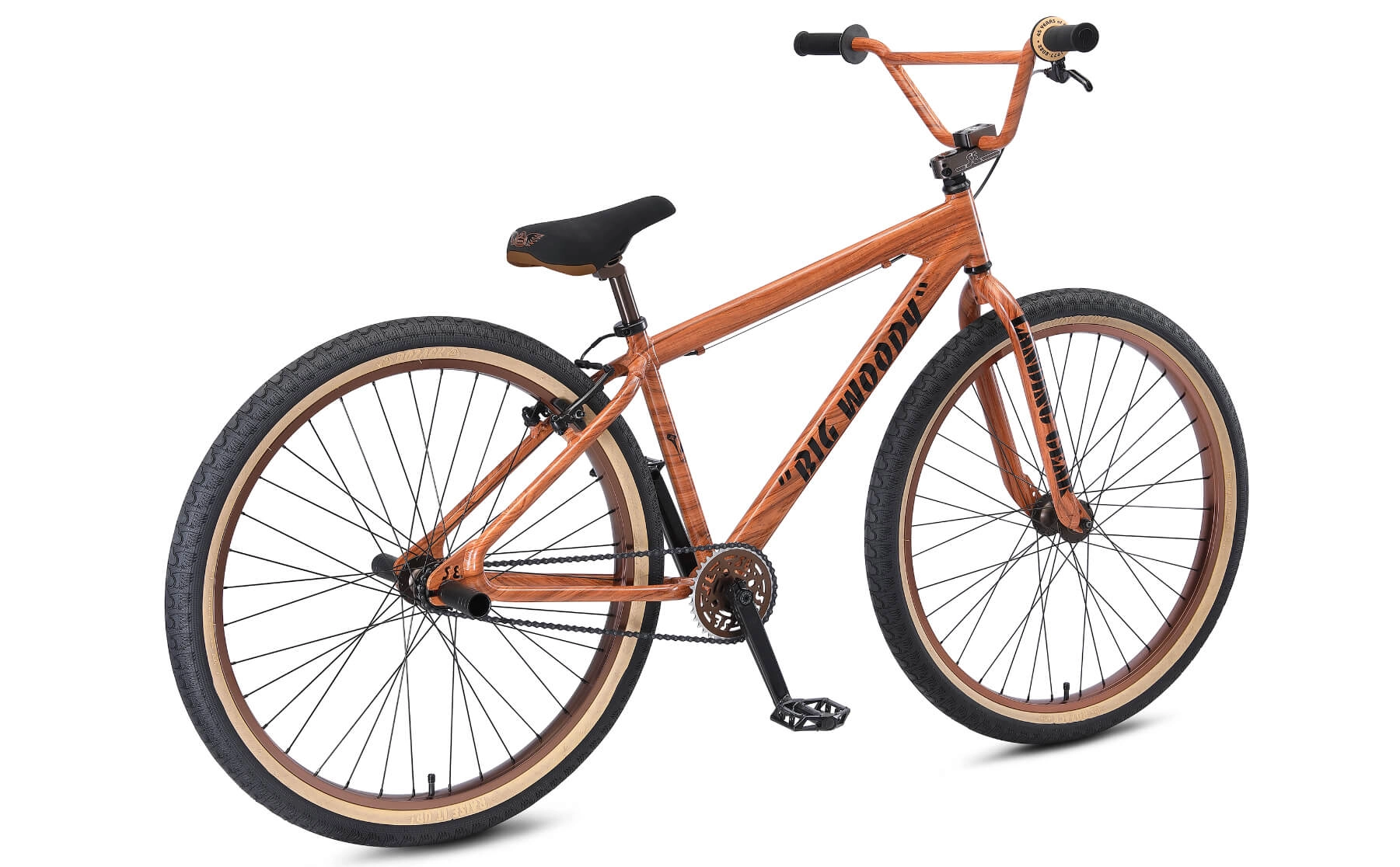 SE Bikes Big Ripper 29 BMX Bike Classic Wood Grain