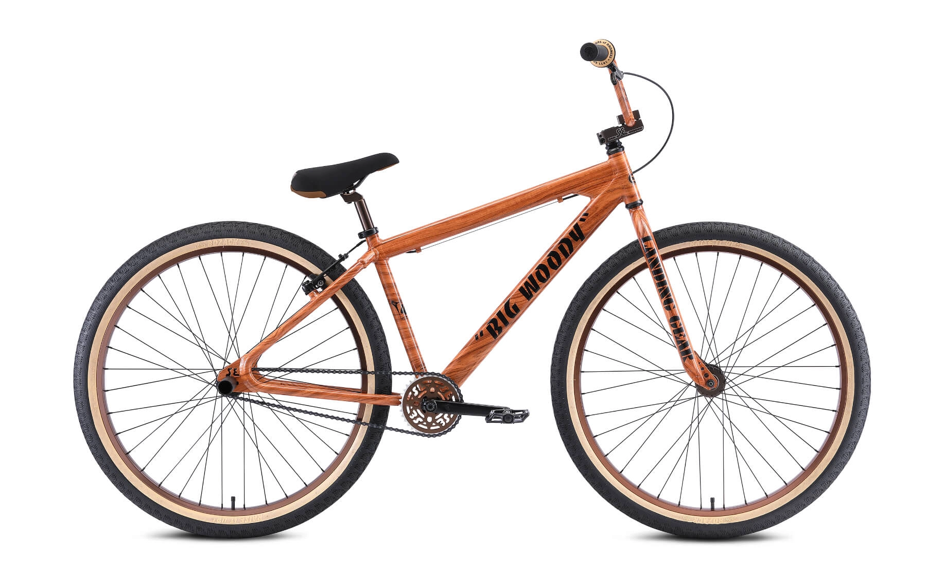 SE Bikes Big Ripper 29 BMX Bike Classic Wood Grain