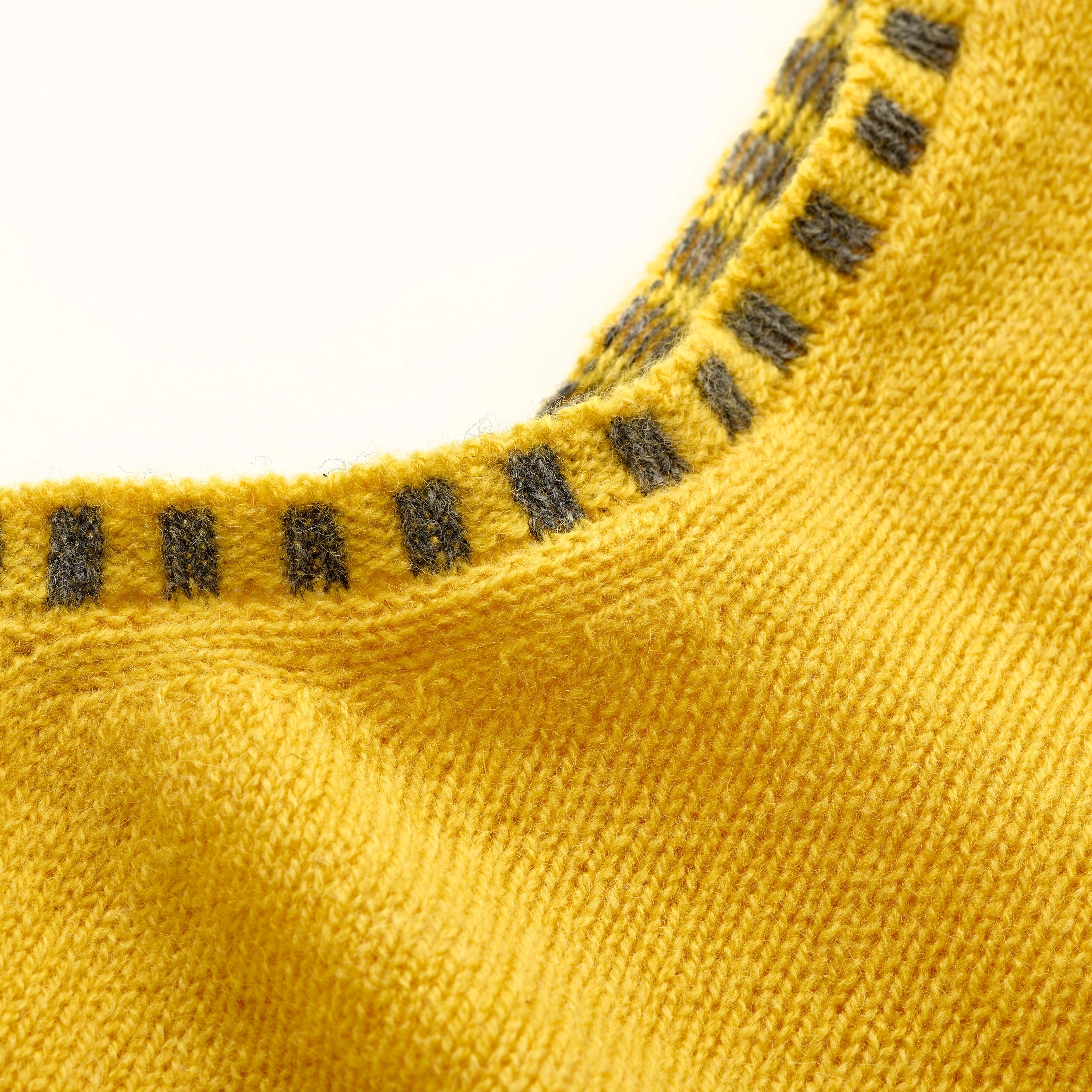 The Jedburgh Vest in Gorse Yellow