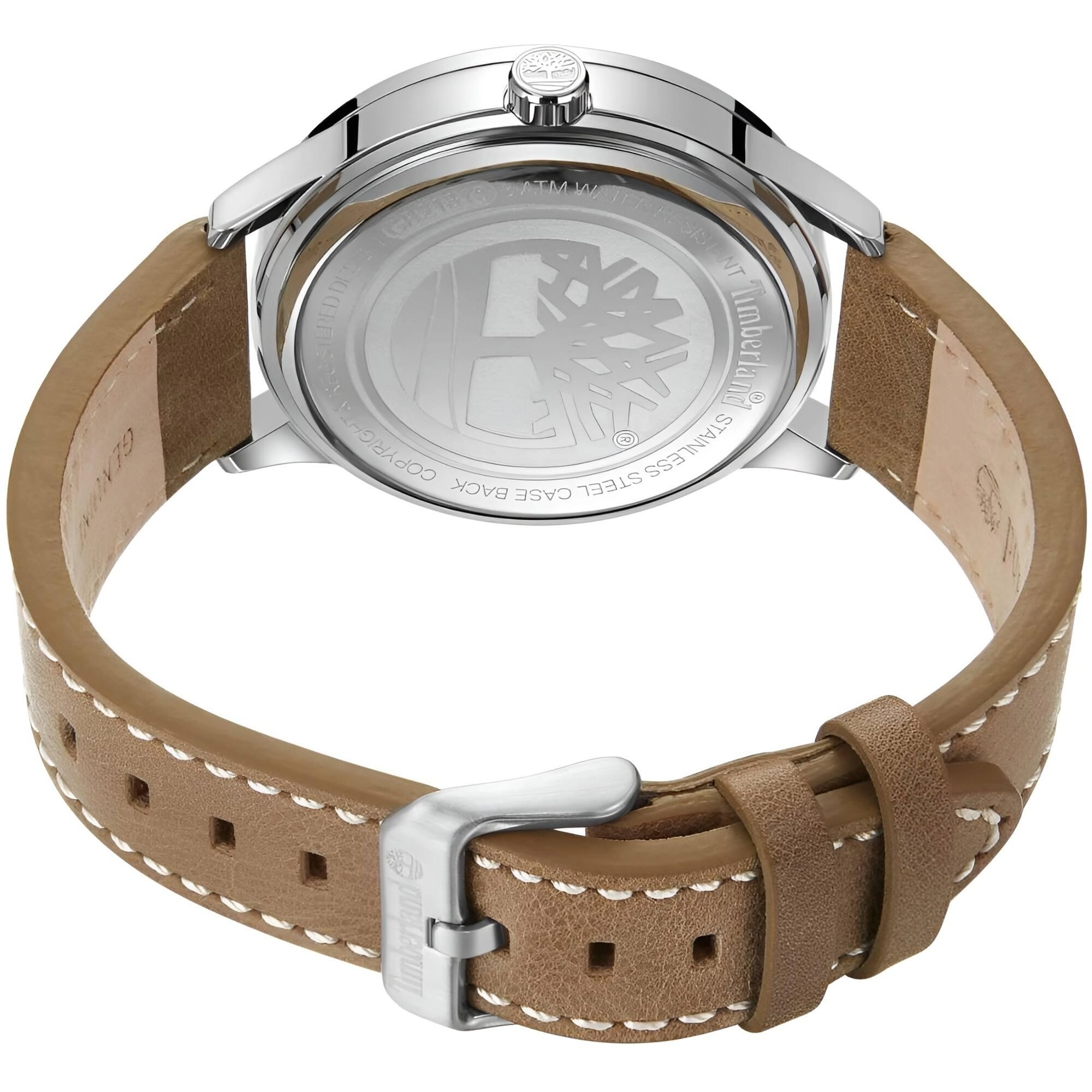 Timberland Men's Watch - Classic Blue Dial Brown Leather Strap Date | TDWGB2181501