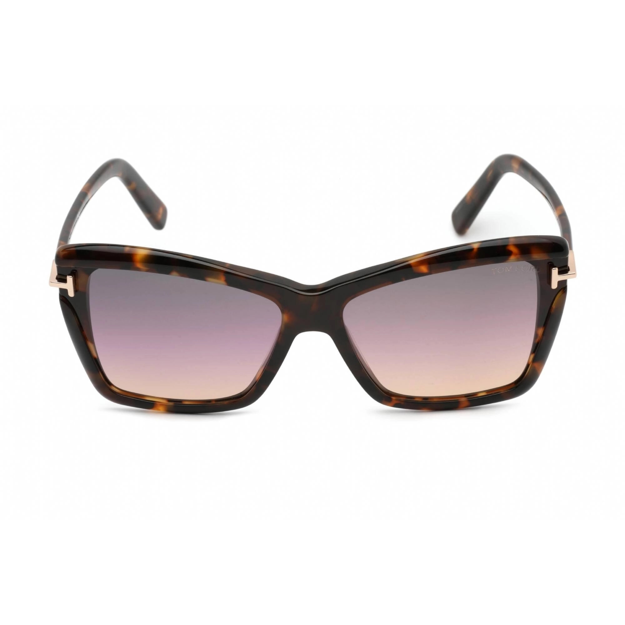 Tom Ford Women's Sunglasses - Colored Havana Frame Gradient Smoke Lens | FT0849 55B