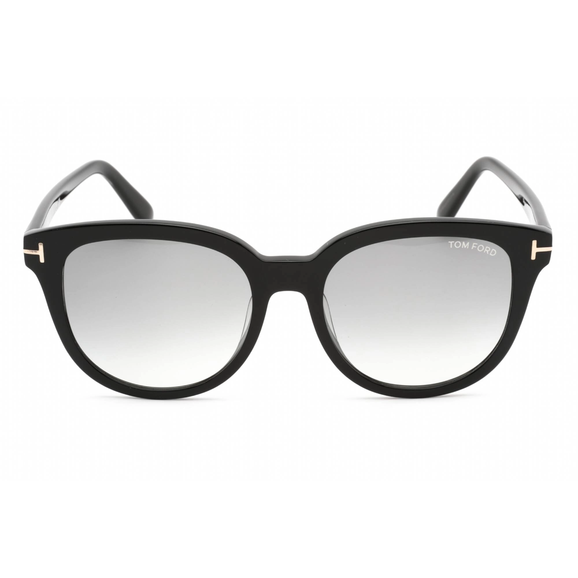 Tom Ford Women's Sunglasses - Shiny Black Plastic Cat Eye Shape Frame | FT0914-F 01B