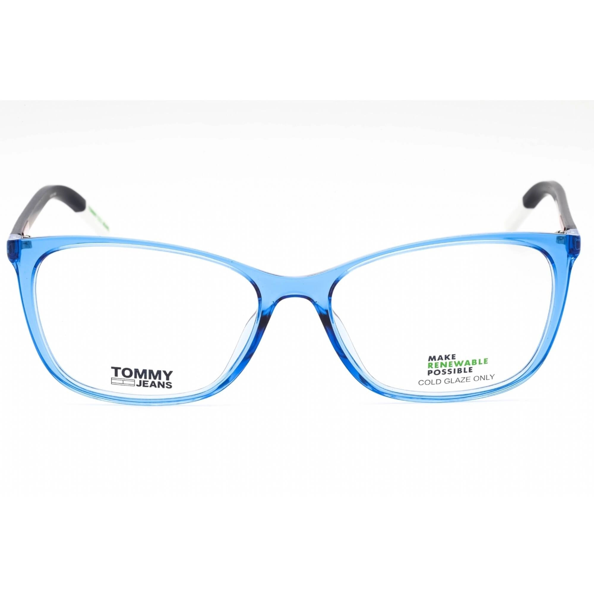 Tommy Hilfiger Women's Eyeglasses - Blue Plastic Cat Eye Full Rim Frame | TJ 0020 PJP