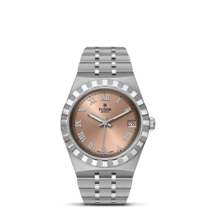 TUDOR Royal 34mm Salmon Dial Ladies Watch M28400-0009