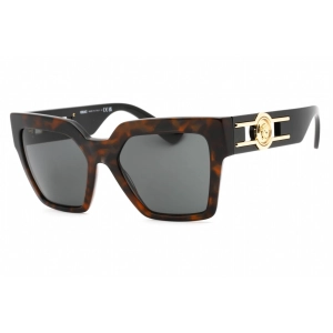 Versace Women's Sunglasses - Havana Full Rim Frame Dark Grey Lens | 0VE4458 542987