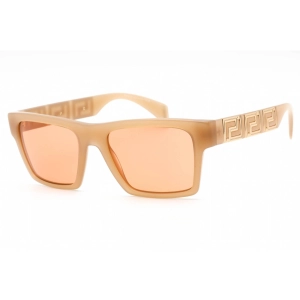 Versace Women's Sunglasses - Opal Beige Plastic Rectangular Frame | 0VE4445 541174