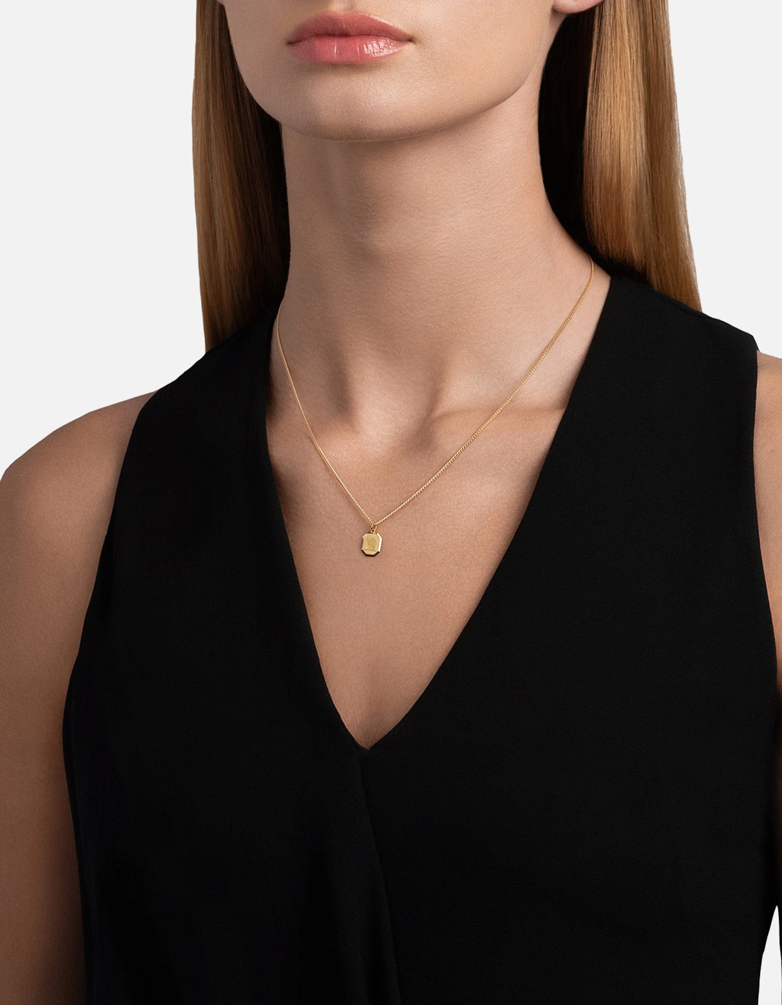 Virgo Nyle Necklace, Gold Vermeil