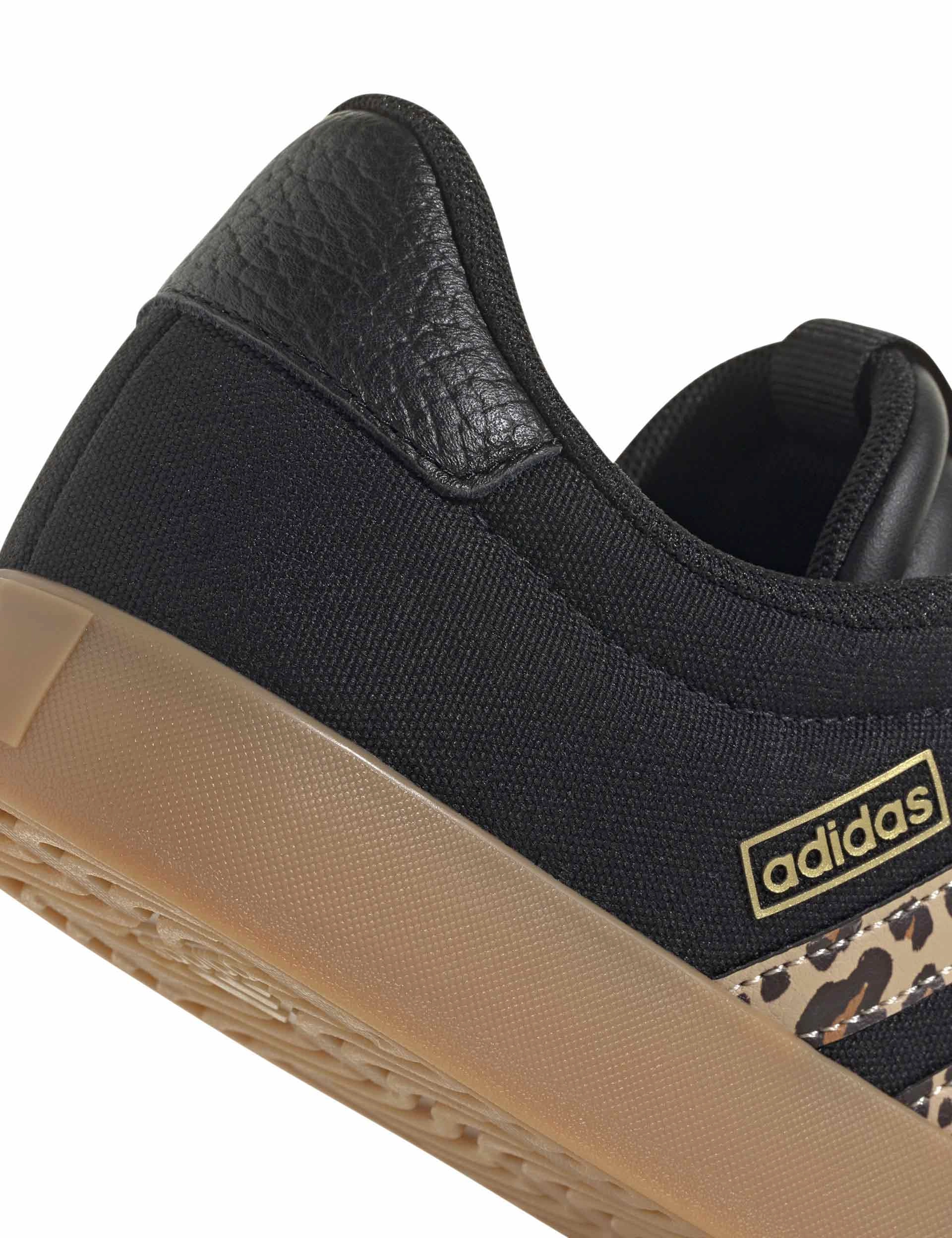 VL Court 3.0 Shoes - Core Black/Shadow Brown/Matte Gold