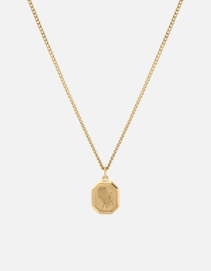 Zodiac Nyle Necklace, Gold Vermeil